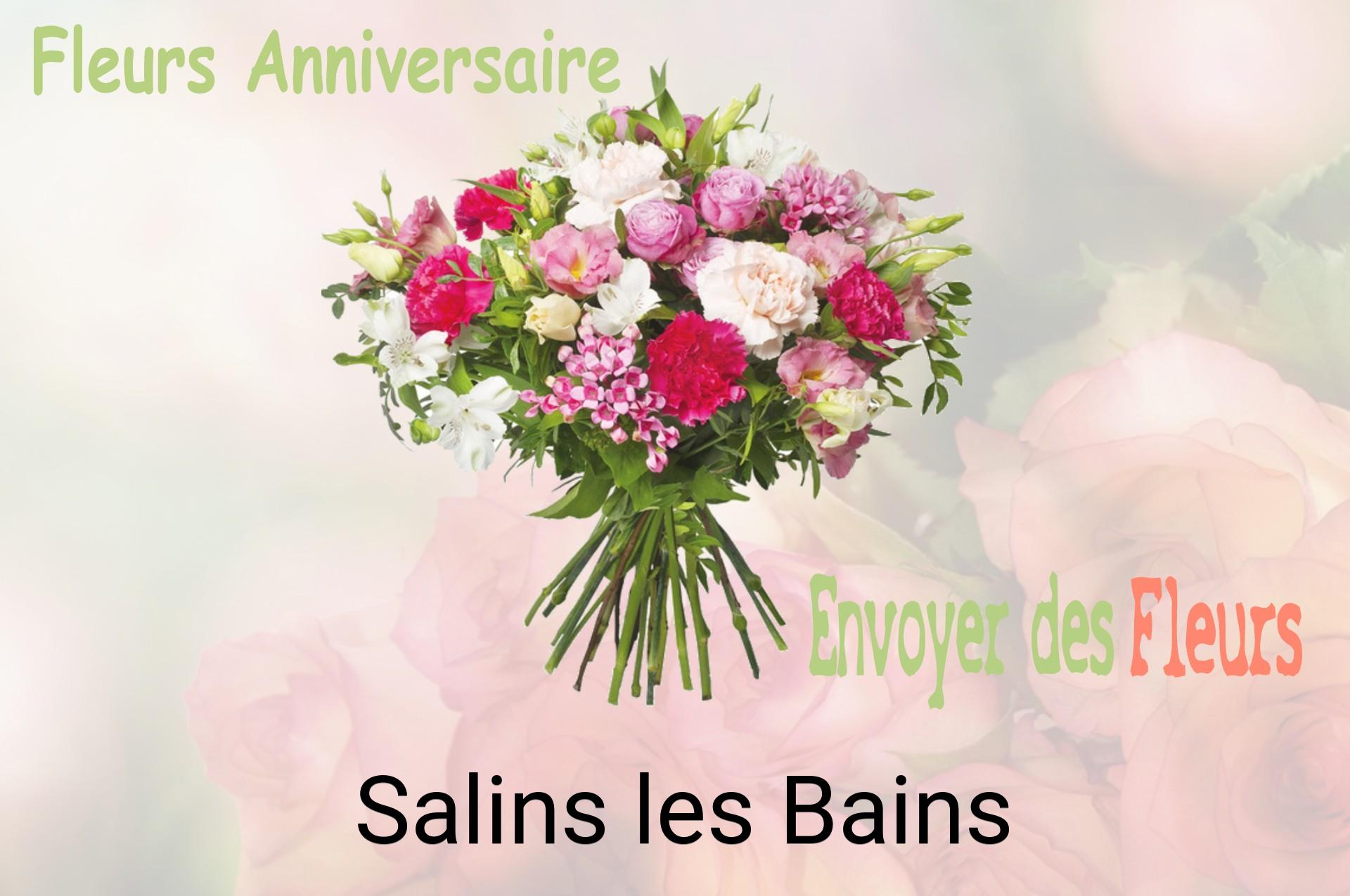 Bouquet de fleurs d’anniversaire livré à Salins-les-Bains