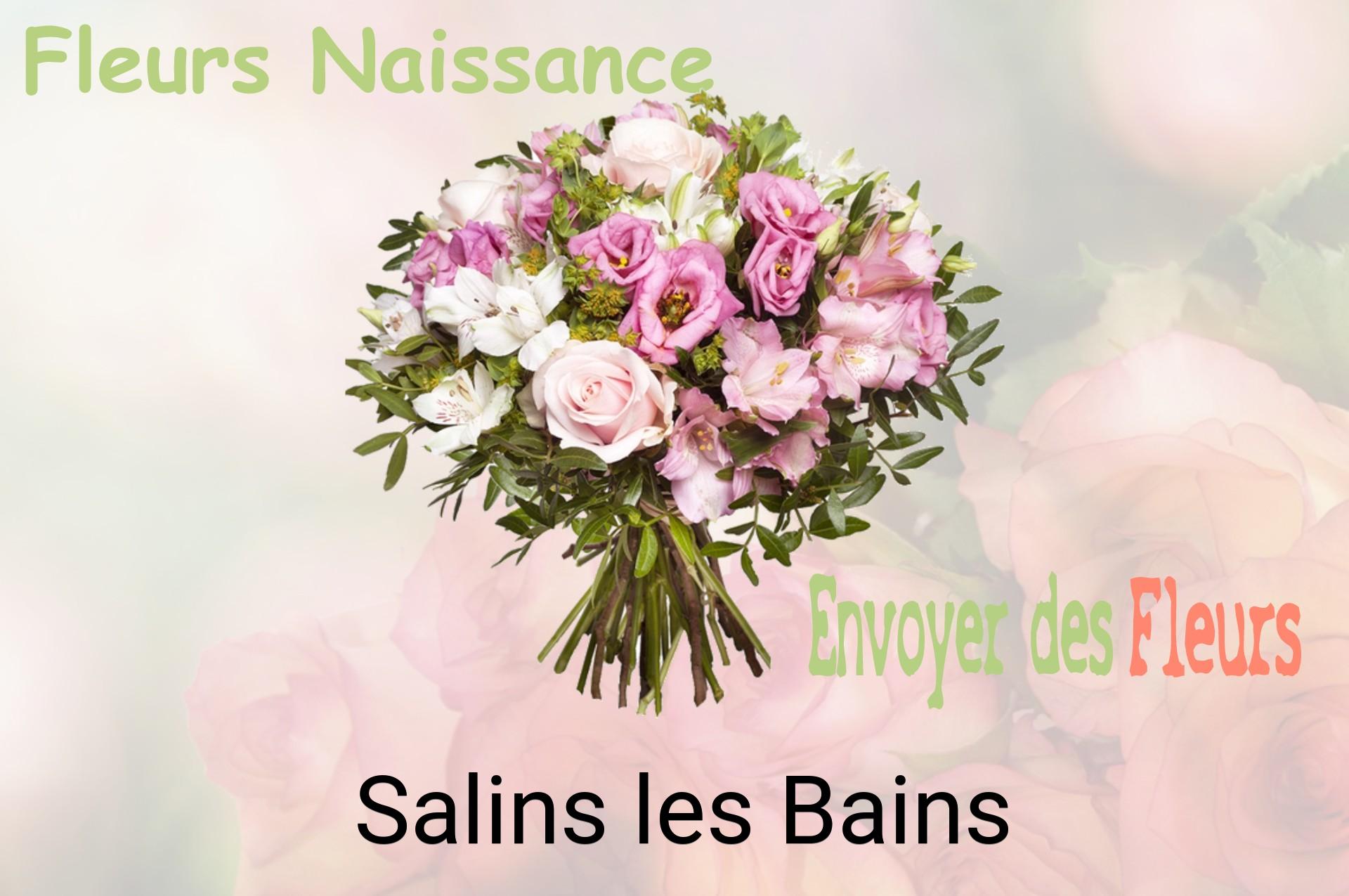 Bouquet de fleurs de naissance livré à Salins-les-Bains